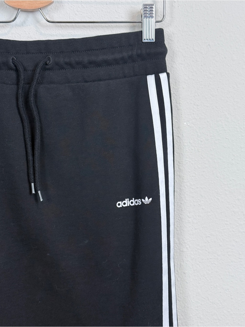 adidas Black 3-Stripe Midi Skirt S - Picture 2 of 10